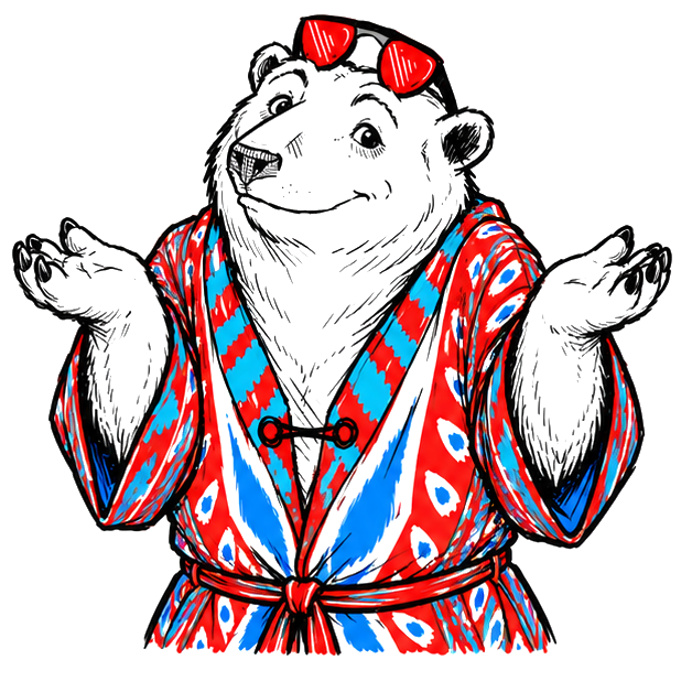 Robeartwo shrugging with both palms raised in claimed innocence