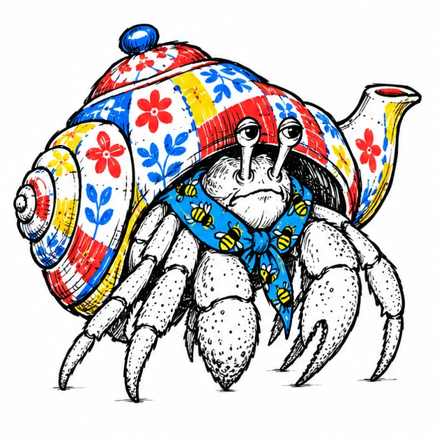 Original illustration attached to Hole Foods / Museum of previous sizes